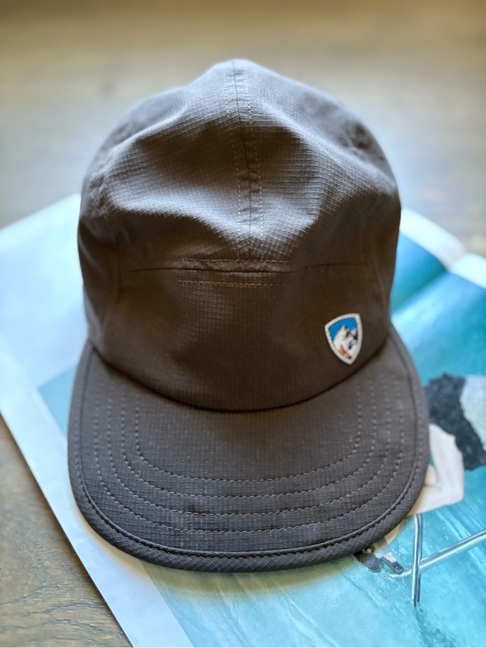 Kuhl Silencr Aktiv 5-Panel Hat Adjustable  Soft Brim In Carbon Gray OS